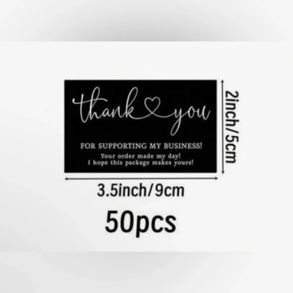 Thank you cards 50pieces NEW